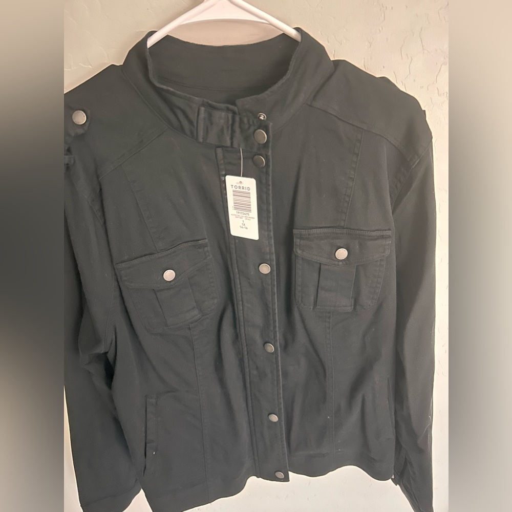 Torrid black jacket- new with tags- size 1x